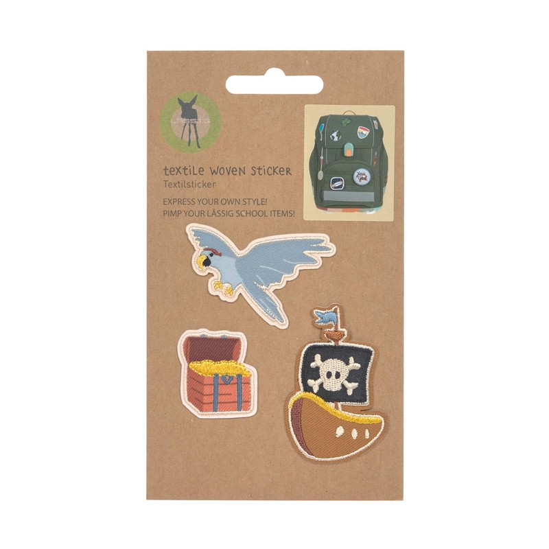 Lässig Adesivi tessili autoadesivi da stirare/Textile Woven Sticker Pirates