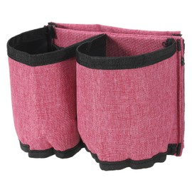 PATIKIL Luggage Travel Cup Holder Freehand Drink Carrier Suitcase Drink Holder Luggage Cup Caddy Travel Accessories Rose Red