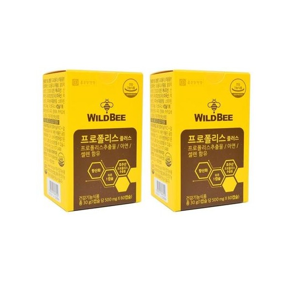 Chong Kun Dang Health Wild Bee Propolis Plus 60 capsules