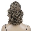 Lydell 12" Curly Wavy Ponytail Hairpiece Styled Clip In Claw