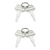4 Pcs Keys KV02 719-10306001 Ignition Keys Fits Vari-OUS Ka-to