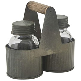Park Designs Norwood Caddy with Glass Salt & Pepper