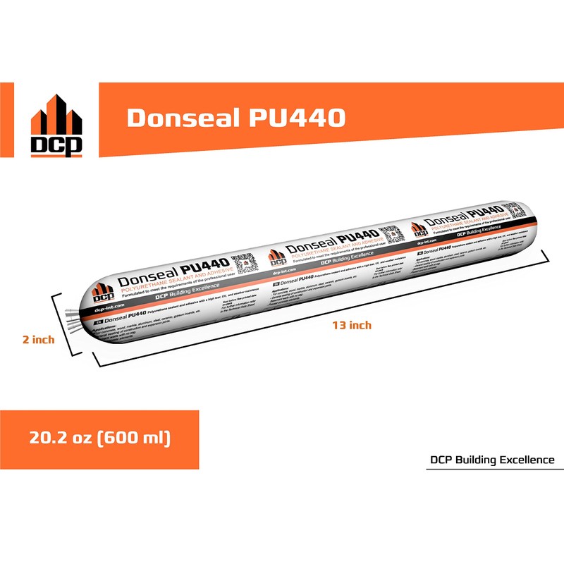 DCP Donseal PU440 Polyurethane Sealant for Concrete, Sidewalk 2 Pack