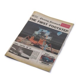 The Koin Club 21st July 1969 Apollo 11 US Moon Landing Evening Standard Newspaper Reproduction