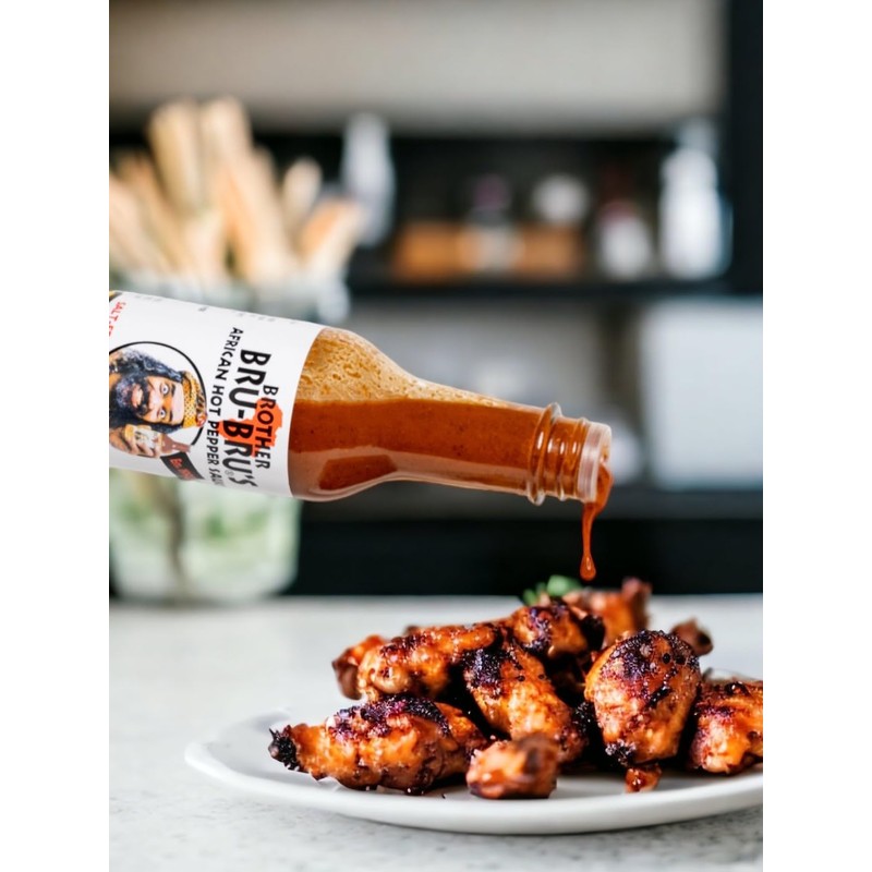 Brother Bru-Bru’s Hot Sauce – No Sodium, Salt Free, Sugar