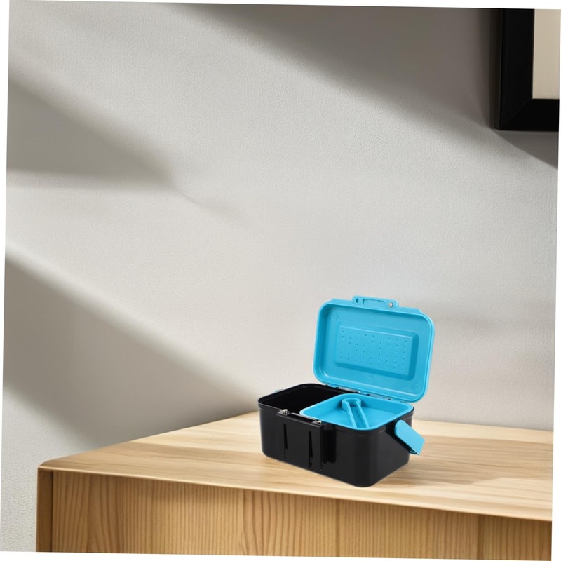 Abaodam Fishing Bait Container Worm Bait Holder Portable Tackle Box