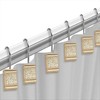 Popular Bath Champagne Sinatra, Shower Curtain Hooks