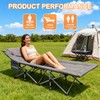 Ouwxim Camping cots for Adults,Cots for Sleeping,Cushion and Pillow, Camping