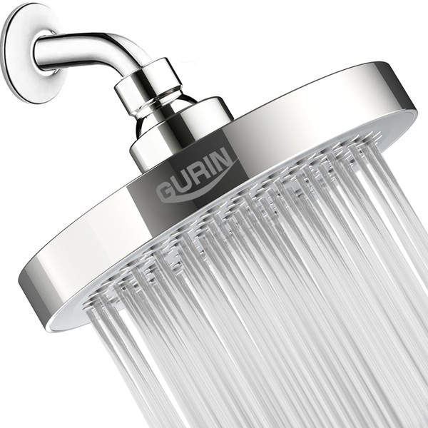 GURIN Shower Head High Pressure Rain, Luxury Bathroom Showerhead with