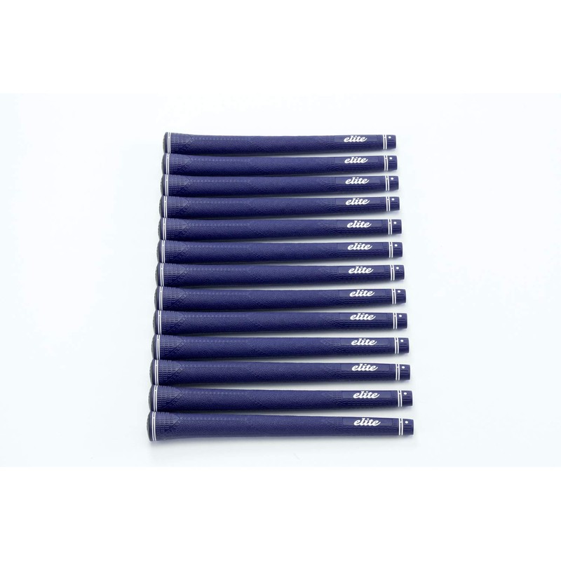 elitegrips MX55 Golf Grips, Set of 13, Navy, No Backline