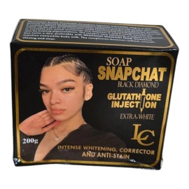 Snapchat Lait snaptchat Diamond Black glutathionn corrector face and body soap 200gx1