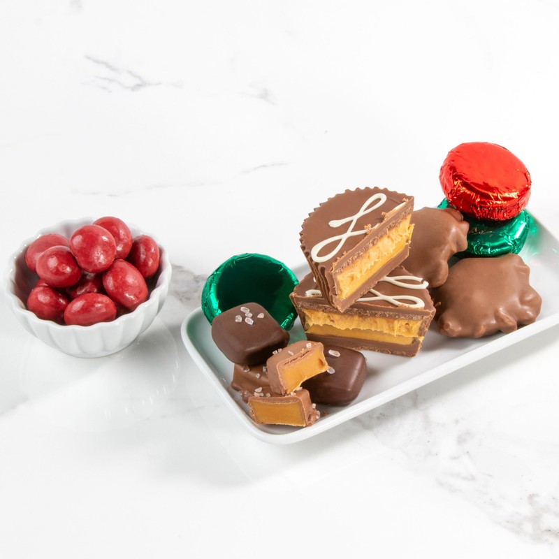 A Gift Inside Holiday Chocolate Christmas Collection Gift Tin