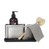 Wenko Organiser Stainless Steel Orio Drainer Sink Caddy, Silver matt,