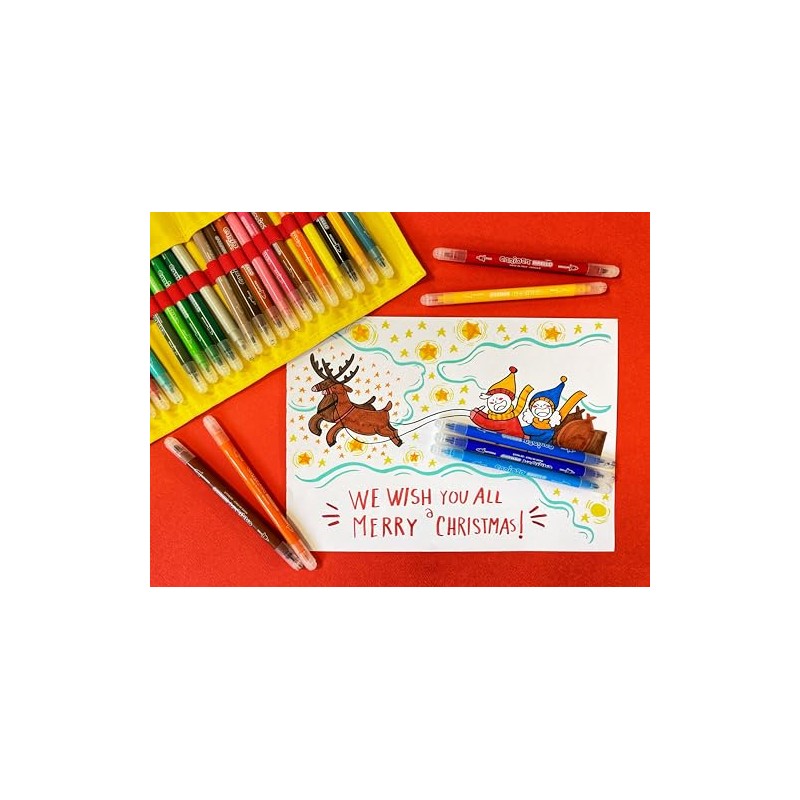 Carioca Cardboard Pack of 24 Pens (A53512024)