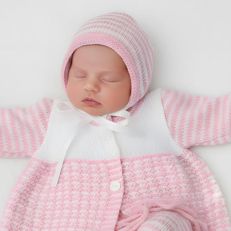 ShiFio's Patterns Knitting Pattern for Baby Cardigan, Hat and Leggings,