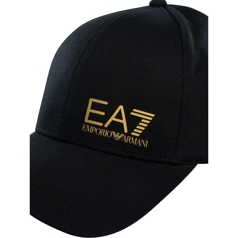 EA7 Emporio Armani Core ID Baseball Cap Black/Gold