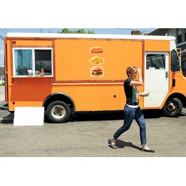 Hot Dog Fries Burger Concession Restaurant Food Truck Die-Cut Vinyl Sticker 10 inches