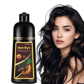 NCEPROHR Brown Hair Dye Shampoo, Instant Hair Color Shampoo, Long Lasting Dark Coffee Hair Dye, Covers Gray in Minutes, Champu Para Canas, Champu Para Pintar el Cabello, 16.90 Fl Oz