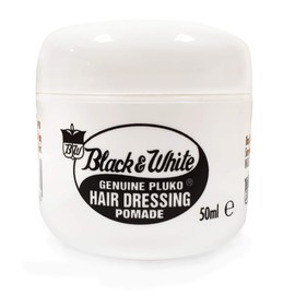 Black and White Pluko Hair Dressing Pomade 50ml