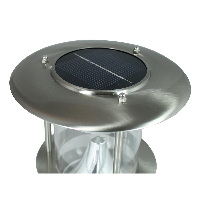 colourliving Stainless Steel Solar Garden Light with 6 LED Solar