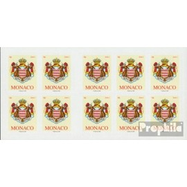 Monaco 2934Fb Folienblatt (complete.issue.) unmounted mint/never hinged ** MNH 2009 Postage stamp: State Emblem (Stamps for collectors) Flags/Coats of Arms/Maps