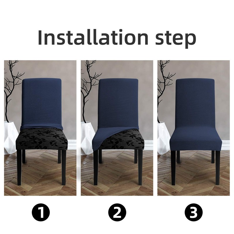 Chair Covers for Dining Room - Stretch Chair Slipcovers for