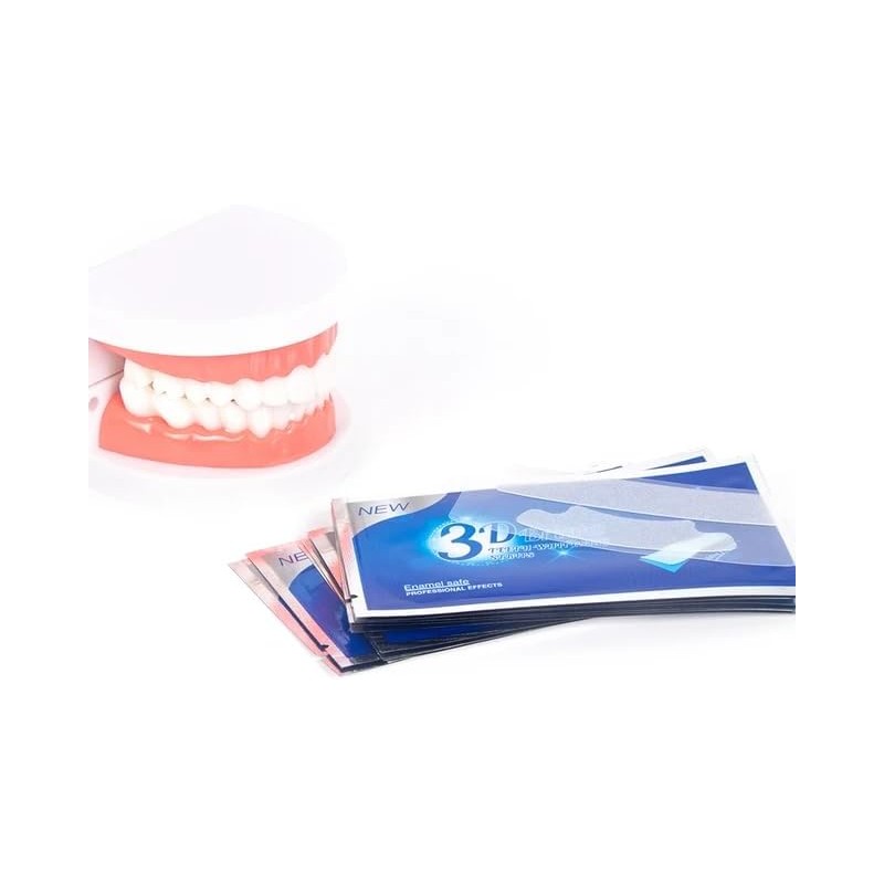 28 Tiras blanqueadoras de dientes. Tiras Blanqueadoras De Manchas De