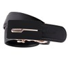 JINIU Leather Slide Ratchet Belt For Men Casual with Automatic