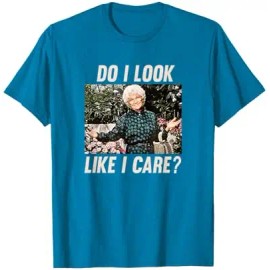 The Golden Girls-Sophia Do I Look Like I Care? Cute Sleeveless T-ShirtColor: Women-sapphire blue, Size: S