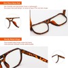MMOWW Oversized Poilt Reading Glasses for Women Men 3 Pack
