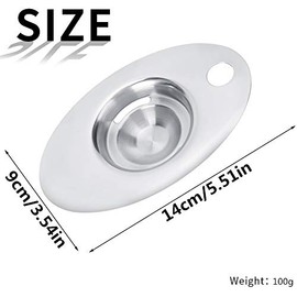 Stainless Steel Egg Separator Yolk White Filter Divider Strainer Filter Kitchen Specialty Tool