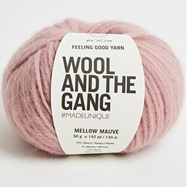 Wool and the Gang Feeling Good Yarn 152 Mellow Mauve