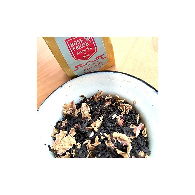 SAN-CHA Sancha Tea Bags, Commercial 50 Pack, Rose Tea