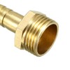 sourcing map Brass Nozzle Hose Connector x 3/8 PT Plug