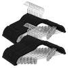 SONGMICS Perchas para Pantalones, 30 Perchas de Terciopelo, 42.5 cm