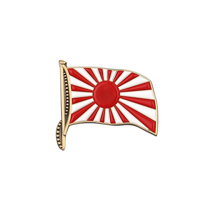 GuDeKe Japan Military Flag Pin Badge