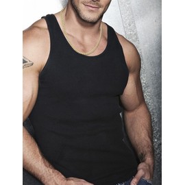 4.5mm Chain Necklace for Men Stainless Steel Cuban Link Chain Necklace Gold 18/20/22/24 Inch (A: 18 inch gold)