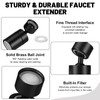360° Swivel Tap Attachment, M22/M24 Rotating Water Saver with 2