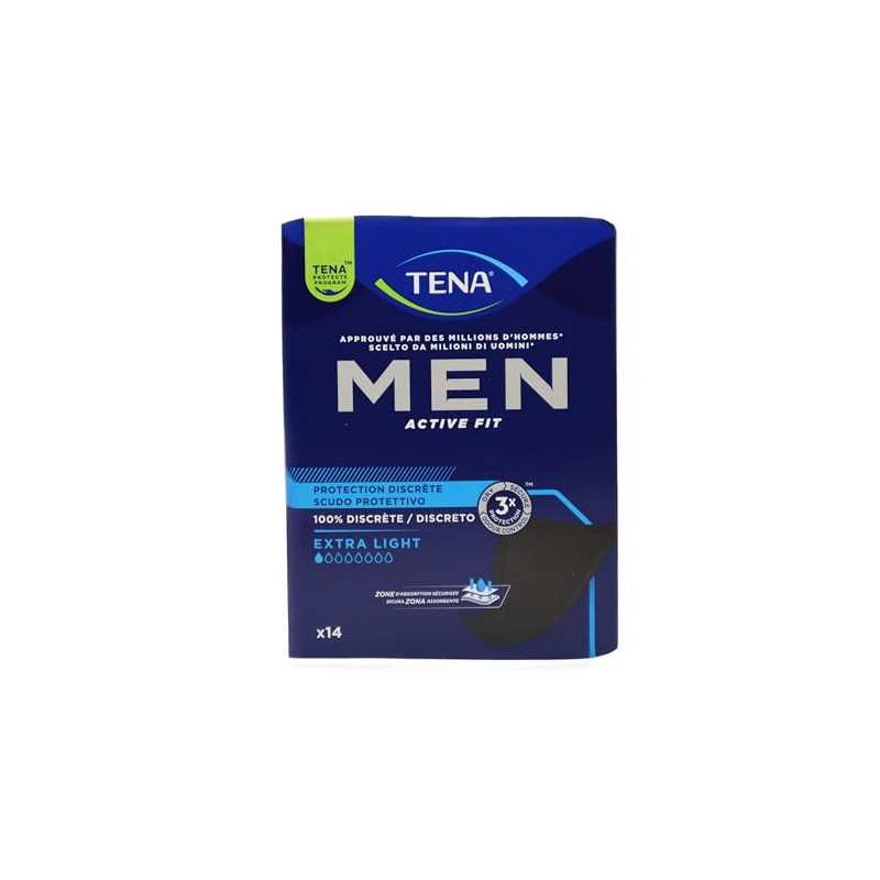 TENA Tena Men Protective Sheild - 14 Incontinence Sheilds