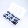 AC PERFORMANCE 24PCS Assorted Fuel Line Quick Connector Kit, SAE