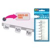 Redi-Tag 31000 Write-On Index Tabs, Permanent Adhesive, White, 104 Tabs/Pack