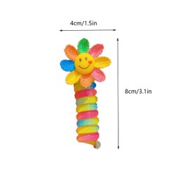 Pack of 7 Colourful Spiral Hair Bobbles Ponytail Braids Phone Cable Cute Hair Bobbles Used for Parties, Festivals, Outdoor Events and Girls Daily Hair Braiding Phone Line