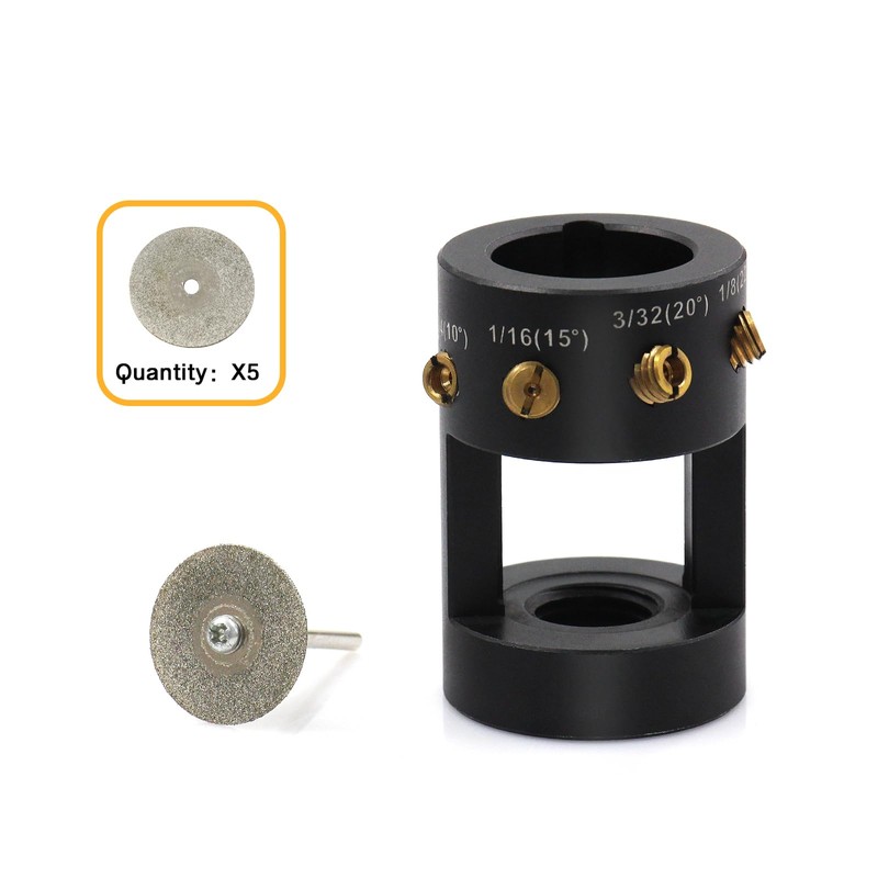 Shkalacar Tungsten Sharpener Grinder Welding Rotary Tool, Multi-Angle TIG Electrode