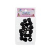Zac's Alter Ego Black Wooden Hair Beads for Braiding/Plaiting