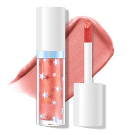 KYDA Marble Liquid Blush, Radiant Marbleized Blush for Cheek, Multidimensional Buildable Color, Lightweight Shimmery Satin Face Makeup, Lighting Glow Blusher, 01 Blossom