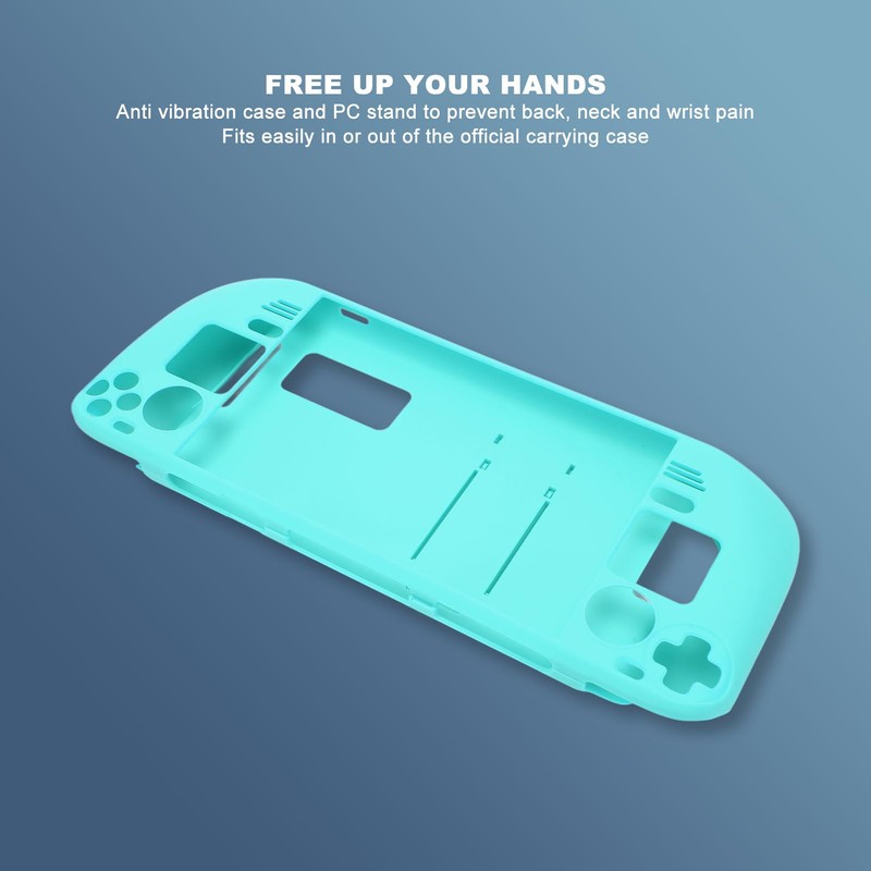 Steam Deck Full Case, Kickstand Case, Shockproof Non-Slip Anti-Collision Accessory