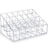 MOSIKER Lipstick Storage Box, 24 Lips, Clear, Cosmetics Storage, Acrylic