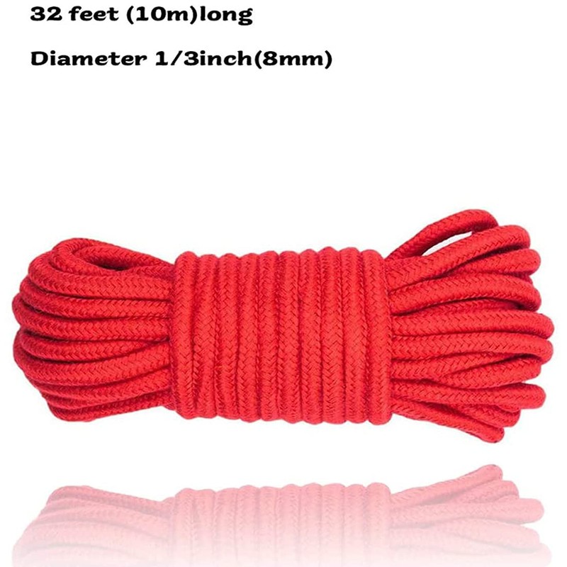 Evealyn Soft Rope Cord,Soft Cotton Rope 3 Pack 10 M/33