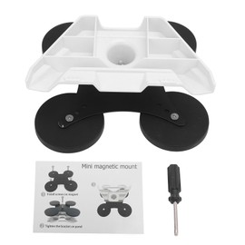 Base Mini Car Roof Mounting Kit for Mini Internet Satellite, Magnetic Stainless Steel Bracket with Screw and Nut