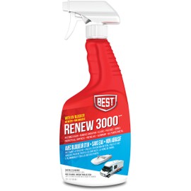 B.E.S.T. 57032 Renew 3000 Surface Restorer – Restores Shine to Fiberglass, Aluminum, Stainless Steel, Chrome, Porcelain, and More – for RVs & Boats – 32 oz.